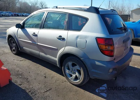 2003 Pontiac Vibe из США, поврежденный, VIN 2Y2SL62843Z402495
